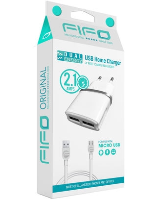 DUAL USB HOME CH. MICRO USB