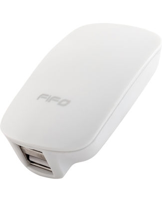 DUAL HOME CHARGER WHITE