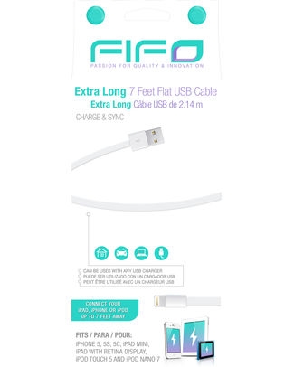 [FIFO-94046] FIFO 7FT USBCABLE IPHONE 6/5