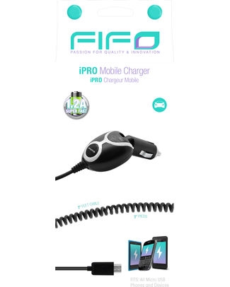 [FIFO-94052] PRO USB CAR CHARGER MICRO U