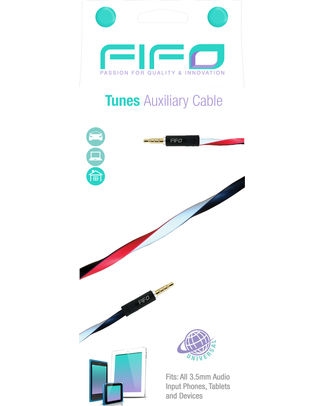 [FIFO-94071] UNI AUX CABLE 3.5MM INPUT JACK