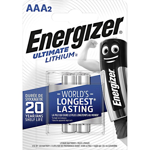 [EN_2L92-BL2] ENERGIZER 2L92 ULTIMATE LITHIUM AAA/R3 1.5V /2