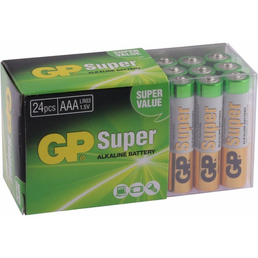 [GP_AAA-SUPER-BULK-24] GP BATT. AAA LR03 ALK.BULK /24