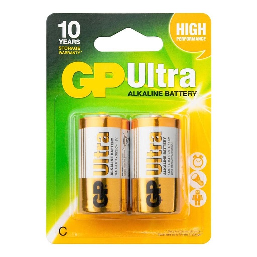 [GP_C-ULTRA-BL2] GP BATT. C LR14 ALK ULTRA / 2