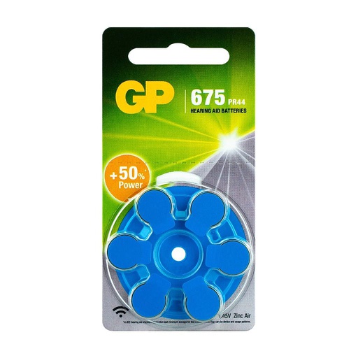 [GP_ZA675-BL6] GP ZA675 ZINC AIR PR44 / 6