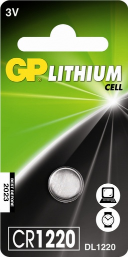 [GP_1220] GP CR1220 LITHIUM 3V