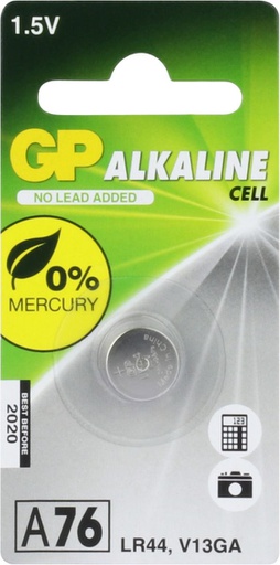 [GP_A76] GP A76 ALKALINE LR44 1.5V