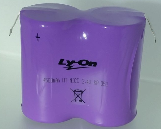 [HK_5358] EM.LIGHT BAT S/S 2XD 2,4V