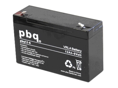 [PBQ12_6] SEALD LEAD BAT. 12AH-6VOLT