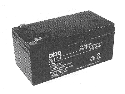 [PBQ3_12] SEALD LEAD BAT.3.4AH12VOLT