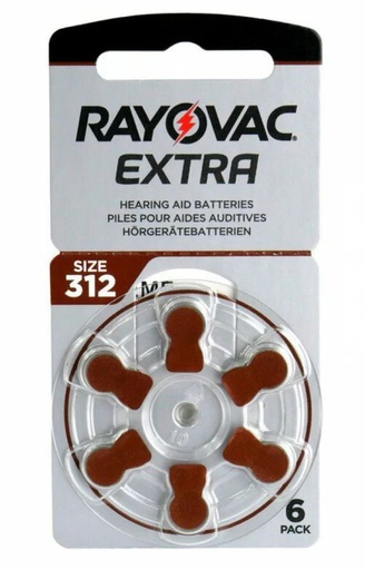 [RAY_312EA-6] RAYOVAC EXTRA 312AUX-6XEMF /6
