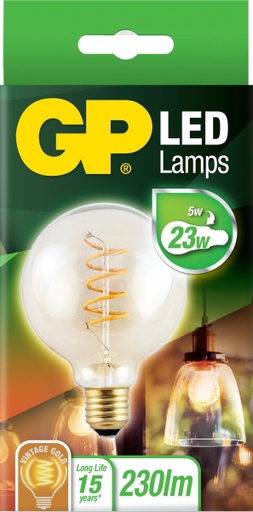 [GP_082132] GP VINTAGE G95 GOLD E27 5W=23W