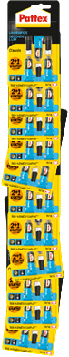[HEN_DISPLAY-PATTEX-24-2+1] DISPLAY PATEX STRIP  24 PCS 2+1 FREE