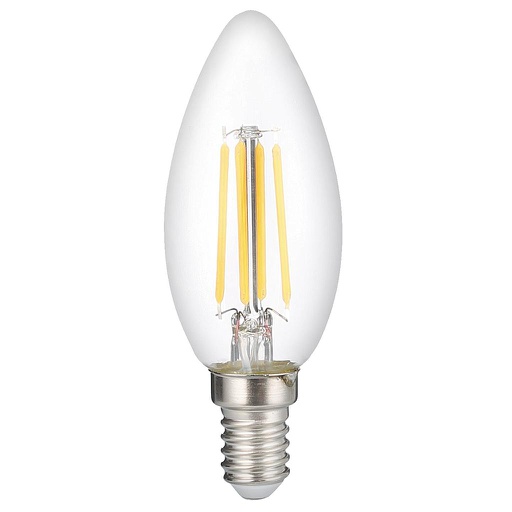 [OPT1412] LED CANDLE C35 6W 730LM E14 220-240V 2700K FILAMENT 
