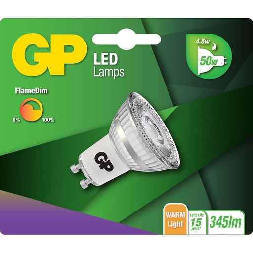 [GP_087458] AMP. LED REFLECTOR GU10 4,5W - 50W