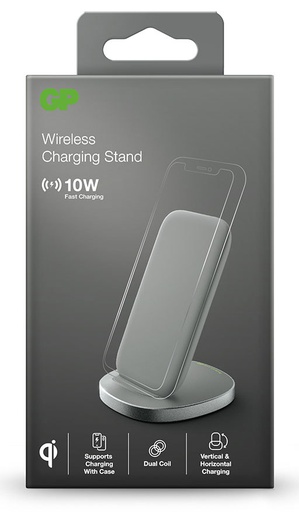 [GP_QS0A] CHARGEUR SANS FIL GP QS0A GRIS 10W