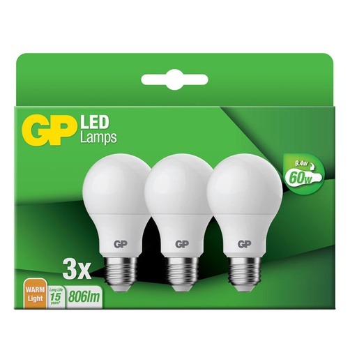 [GP_087687] AMP. LED CLASSIC E27 A60 9,4W /3