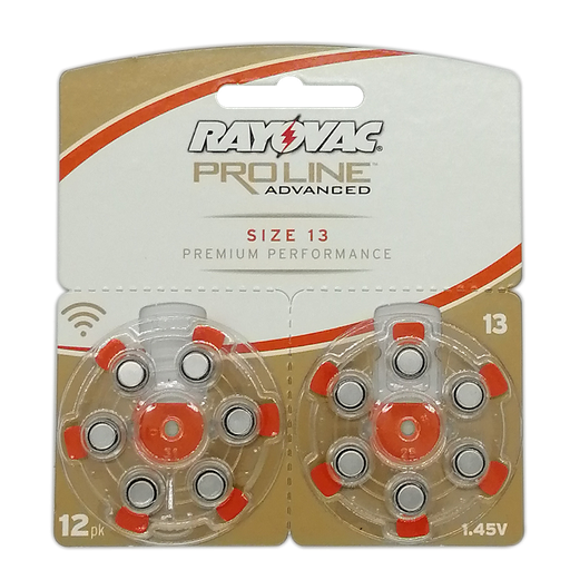 [RAY_13PRO_12] RAYOVAC HOORBAT. 13AE PROLINE /12