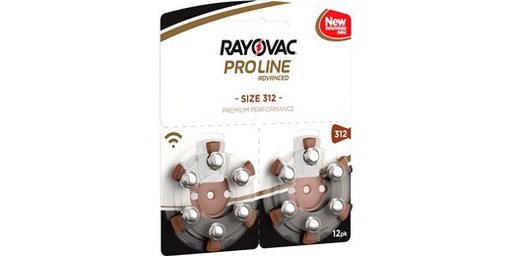 [RAY_312PRO_12] RAYOVAC PILE AUDITIVE 312 PROLINE /12