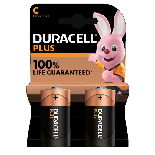 [DU_MN1400-MAINLINE-BL2] DURACELL MN1400/C/LR14 - PLUS 100% MAINLINE /2