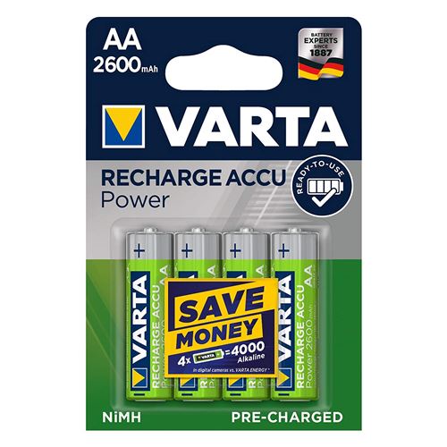 [VARTA_2600NIMH] VARTA AA 2600 MAH NIMH 1,2V BL4