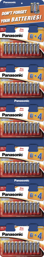 [PAN_LR06-PP-CS6X6+4] PANASONIC LR06 PROPOWER CLIPSTRIP AA /60 (6x 6+4)