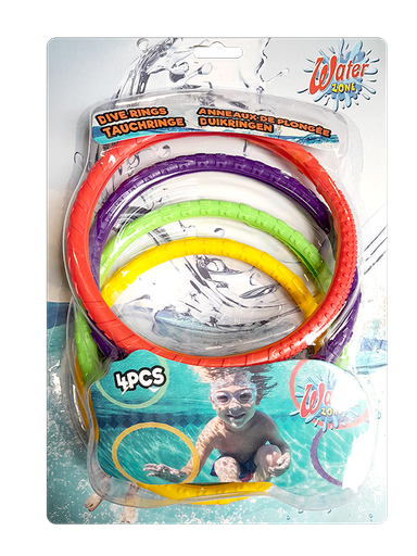 [TOY_0029] DUIKRINGEN 4 STUKS