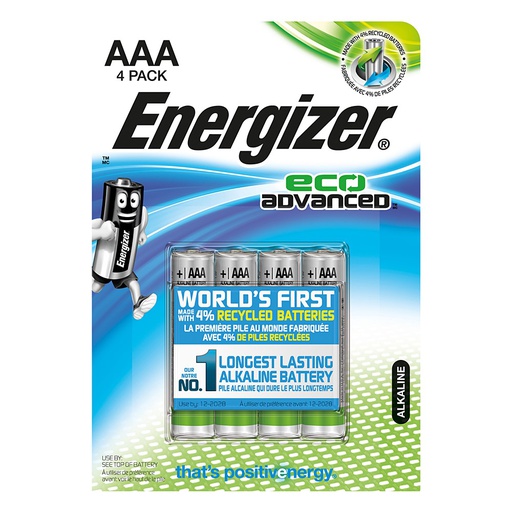 [EN_LR03-ECOADVANCED-BL4] ENERGIZER LR3 AAA ECO ADVANCED 1,5V /4