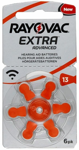 [RAY_13EA-6] RAYOVAC Extra Advanced 13 BL6        