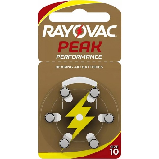 [RAY_10PP-6] RAYOVAC Peak Performance 10 BL6                                                                     