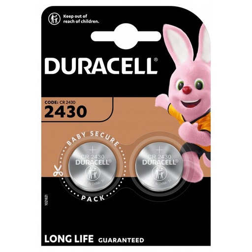 [DU_2430-BL2] DURACELL LITHIUM CR2430 3V /2