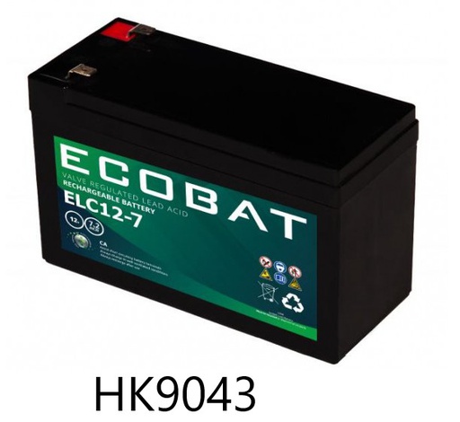 [HK_9043] ECO ELC 12V 7AMP LEAD ACID AGM (151X65X101) FASTON