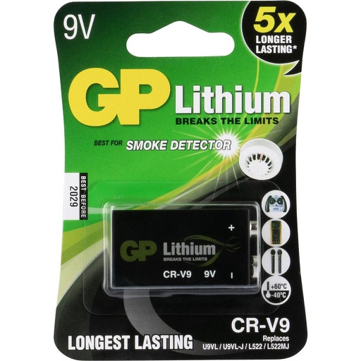 [GP_9V-LITHIUM] GP LITHIUM CR-V9 9V 