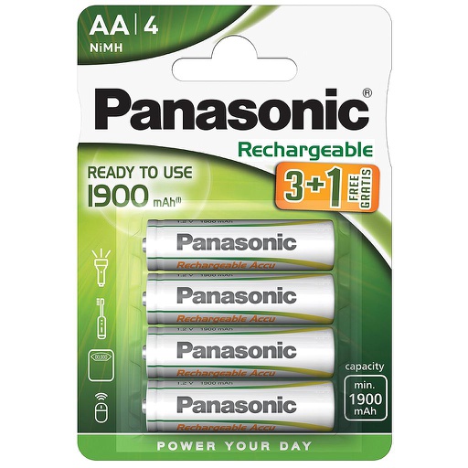 [PAN_P06E-BL3+1] PANASONIC RECHARGEABLE P6E AA 1,2V 2050 /4 (3+1)