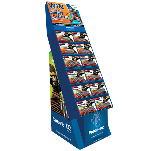 [PAN_12WFLODIS-PPG-BL6+4] FLODIS 12WPU LR6 AA + LR03 AAA PROPOWER/ 10 BP 6+4