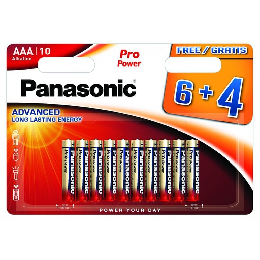 [PAN_LR03-PP-BL6+4] PANASONIC LR03 PROPOWER AAA /10 (6+4)