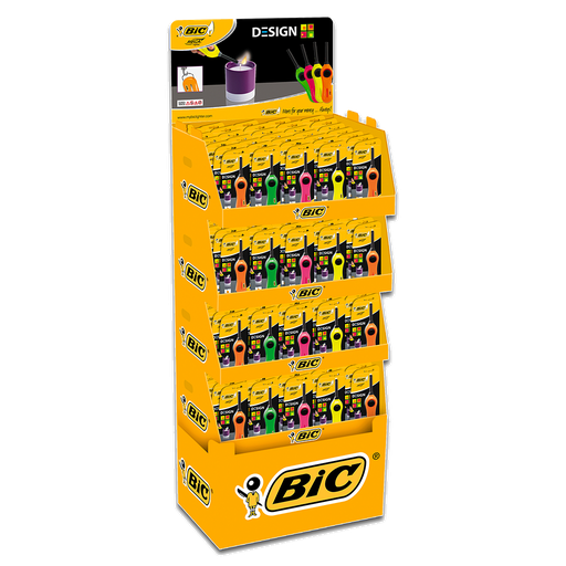 [BIC_DISPLAY-MEGALIGHTERU140] DISPLAY 120 BLISTER U140 MEGA LIGHTER DESIGN