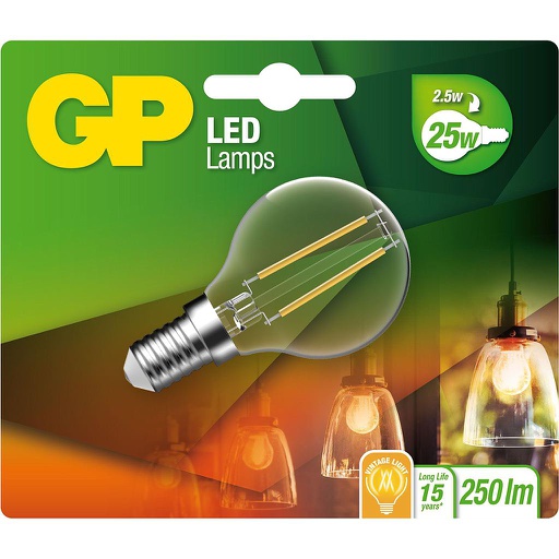 [GP_078104] LED FILAMENT MINI GLOBE/ E14 / 2.1W 