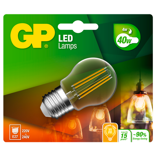 [GP_078159]  LED FILAMENT MINI GLOBE/ E27 / 4.4W 