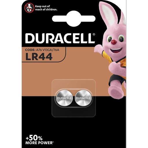 [DU_LR44-BL2] BLIST. DURACELL LR44 /2  1,5 V