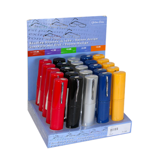 [ED_DISPLAY-VUE-METAL-25] DISPLAY LUNETTE VUE TUBE METAL 25 PCS 