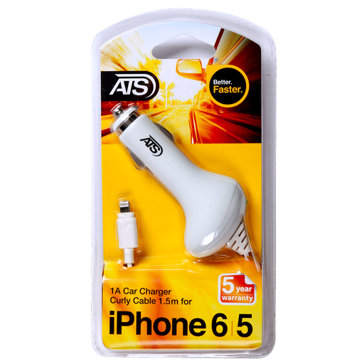 [ATS_0122] CAR CHARGER IPHONE  6/7 2A