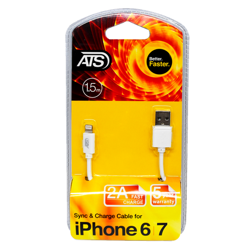 [ATS_3531] CABLE IPHONE 6 / 7  2A