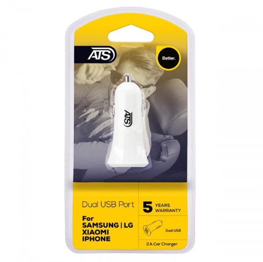 [ATS_7754] DOUBLE USB CAR CHARGER 2,1A