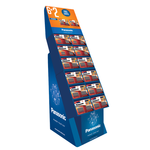 [PAN_12WFLODIS-PPG-BL6+2] FLODIS 12WPU LR06 AA + LR03 AAA PROPOWER / 8BW 6+2