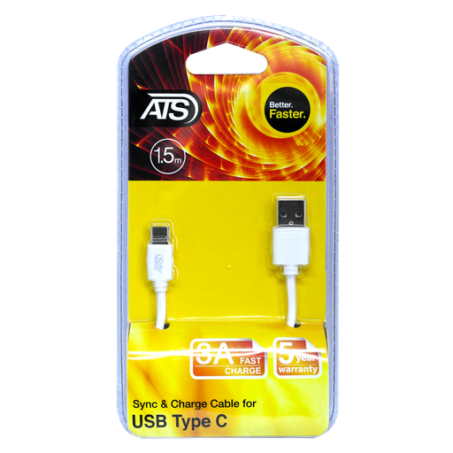 [ATS_0191] CABLE TYPE C 3A - 1,5M 