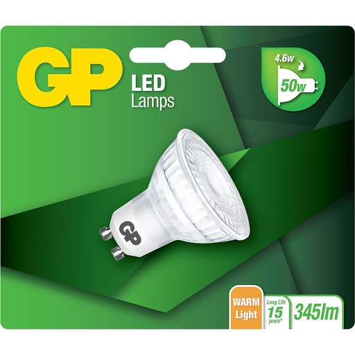 [GP_080176] AMP.LED REFLECTOR GU10 GLASS 4,8W 