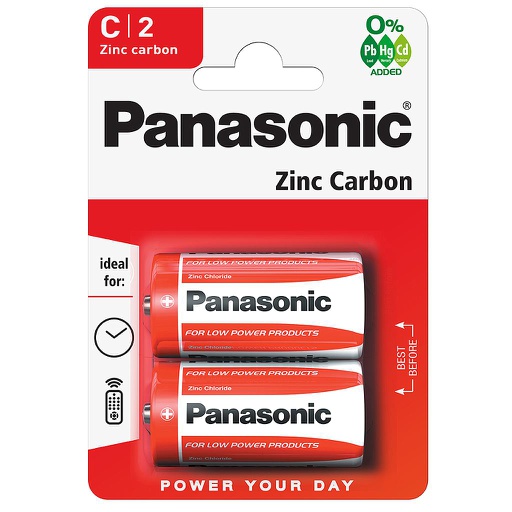 [PAN_R14-BL2] PANASONIC R14/2 SPEC.P C 1,5V /2