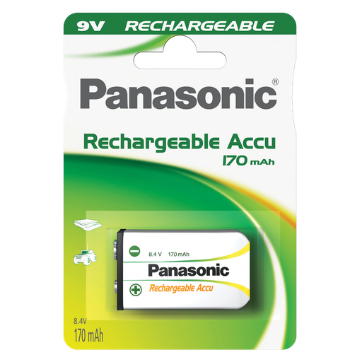 [PAN_P22P] PANASONIC RECHARGEABLE P22P 9V 170 /1