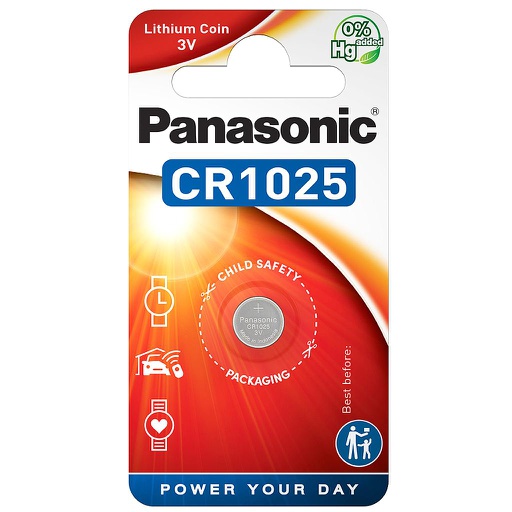 [PAN_1025] PANASONIC LITHIUM CR1025 3V /1